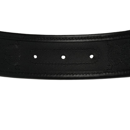 Gucci Calfskin GG Matelasse Marmont 40mm Belt 80 32 Black 5 of 5