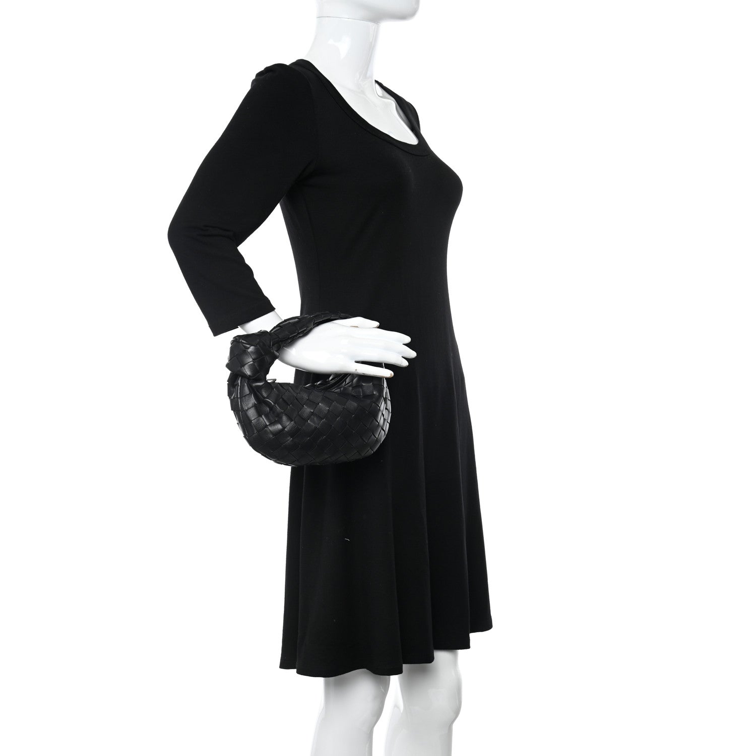 Bottega Veneta Nappa Intrecciato Mini Jodie Black 2 of 10
