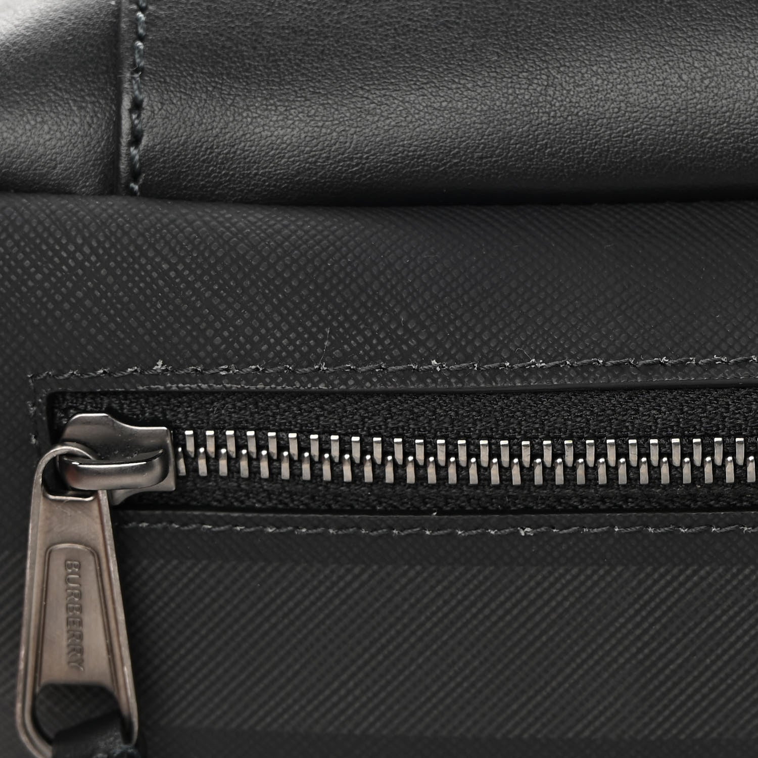 Burberry Charcoal Check Calfskin Sonny Bum Bag Charcoal 11 of 11
