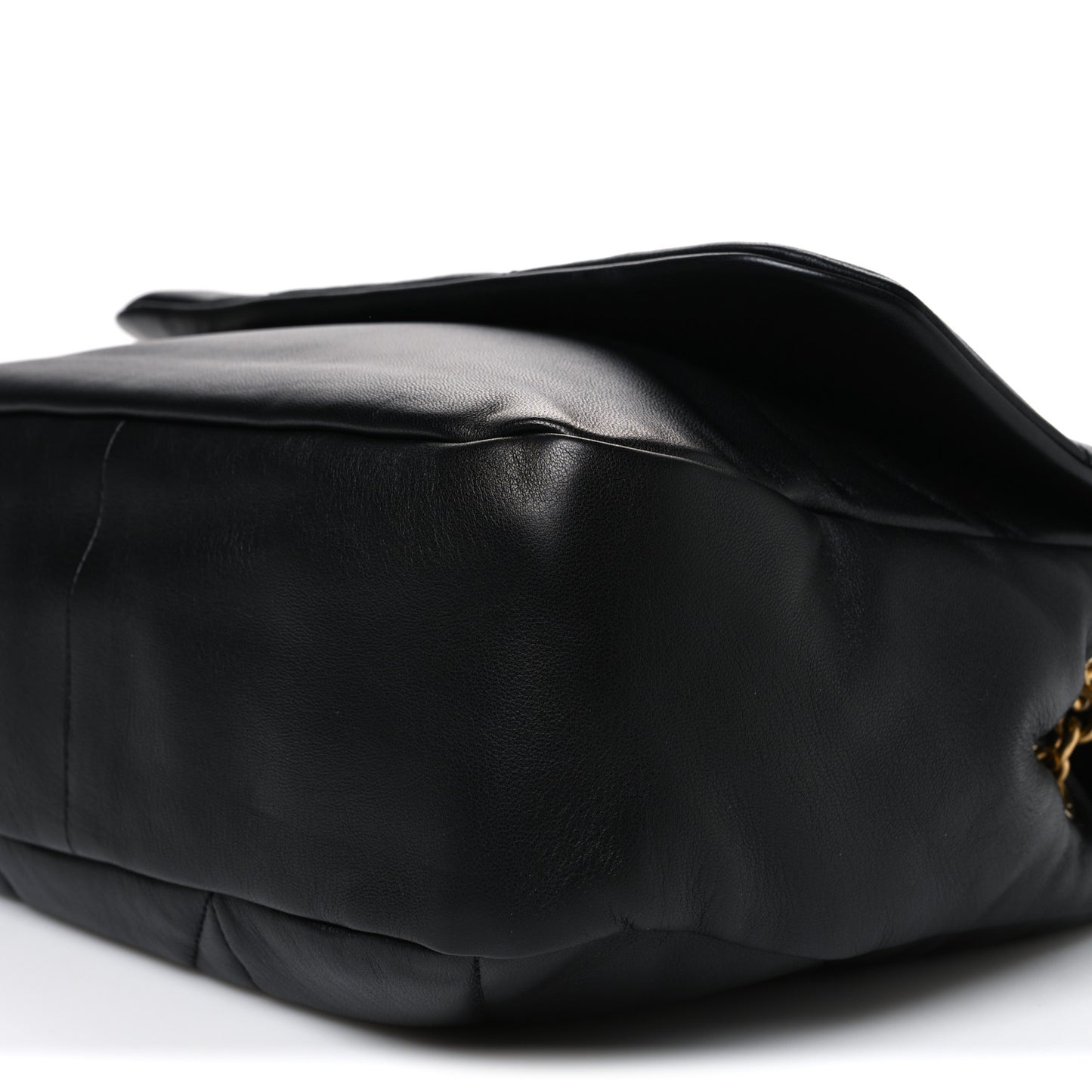 Lambskin Matelasse Monogram Medium Jamie 4.3 Black