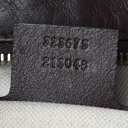 Gucci Guccissima Medium Miss GG Top Handle Bag Dark Brown 9 of 10