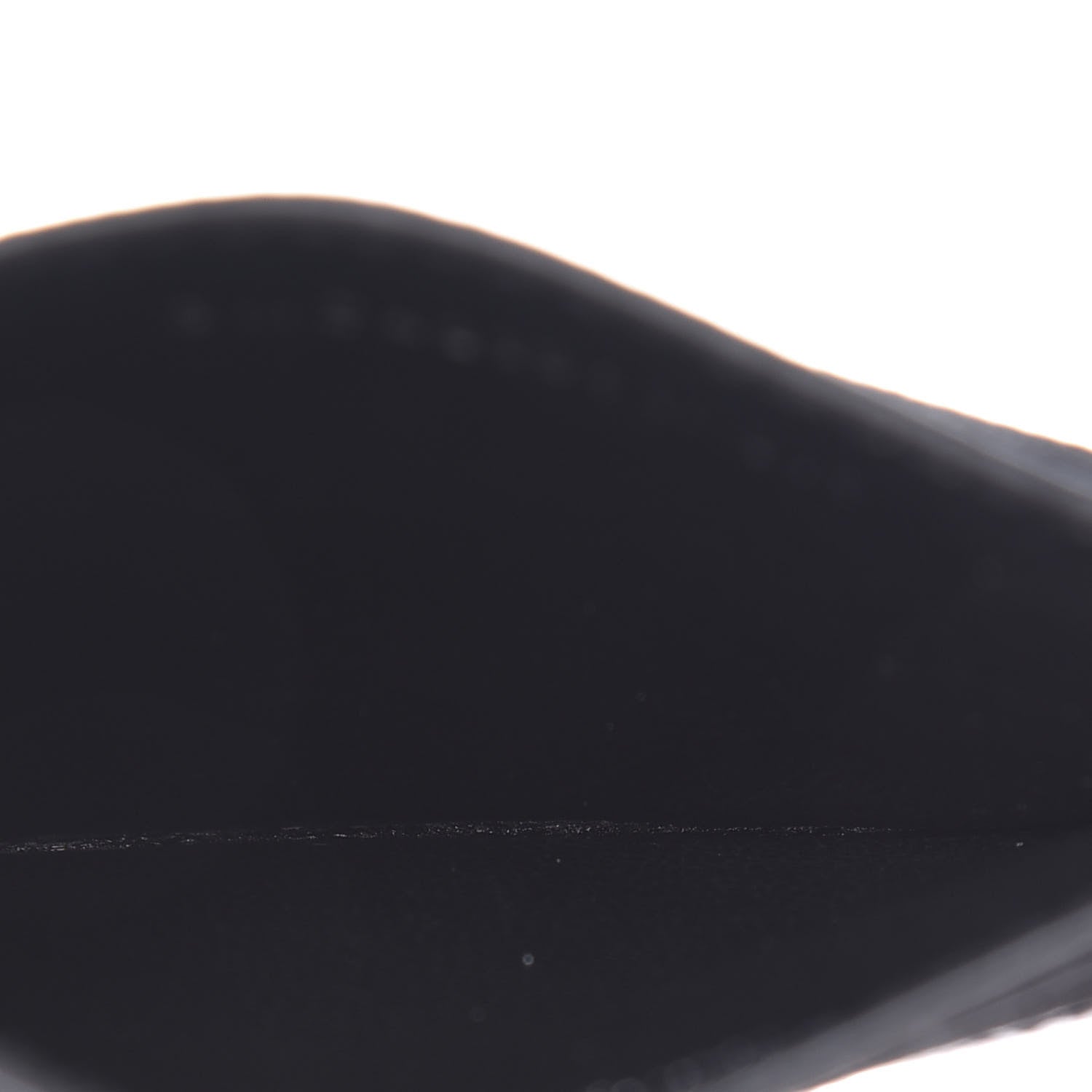 Saint Laurent Grain De Poudre Matelasse Chevron Monogram Credit Card Case Black 5 of 8