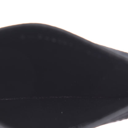 Saint Laurent Grain De Poudre Matelasse Chevron Monogram Credit Card Case Black 5 of 8
