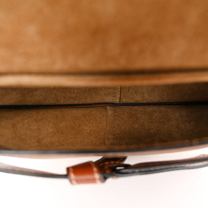 Loewe Grained Calfskin Mini Gate Crossbody Bag Caramel Pecan 5 of 10