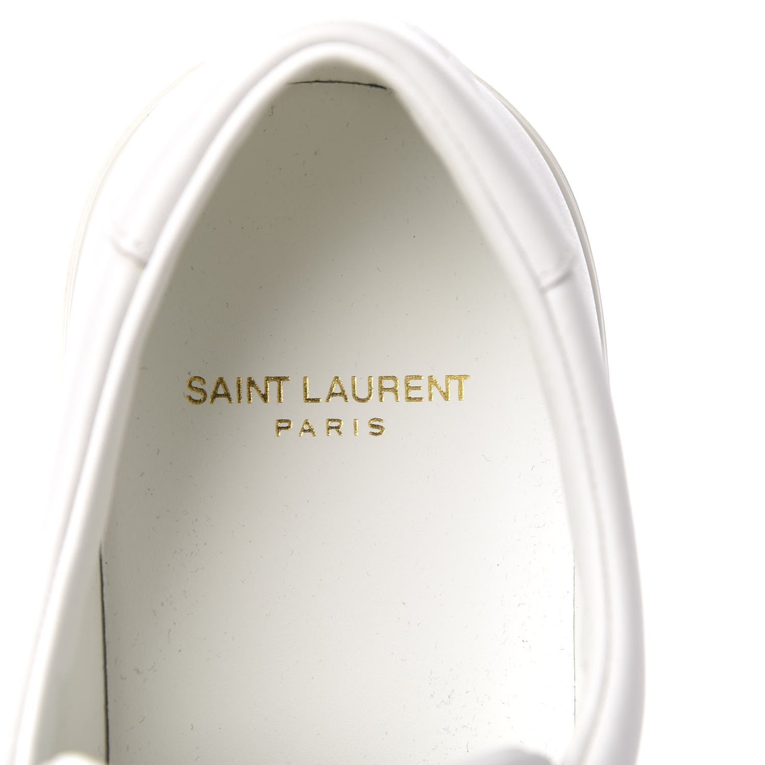 Saint Laurent Calfskin Mens Andy Low Top Sneakers 41 White 7 of 11