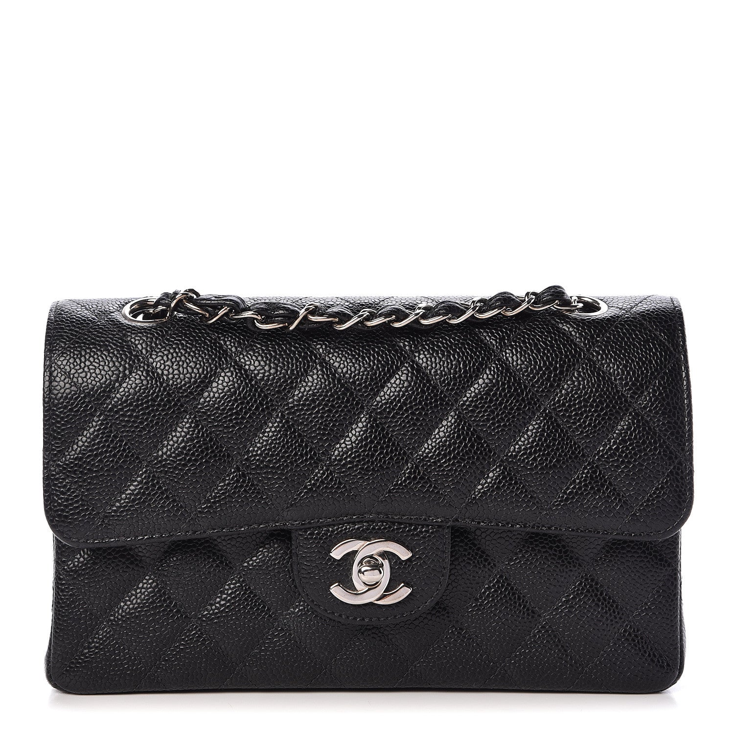 Chanel Caviar Quilted Small Double Flap Black 1 of 13