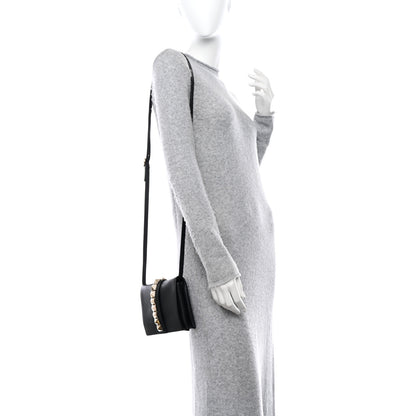 Valentino Garavani Vitello Rockstud Flap Wallet On Strap Black 2 of 14