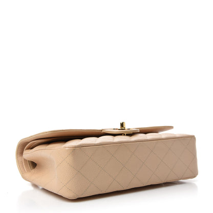 Chanel Caviar Quilted Medium Double Flap Light Beige 5 of 11