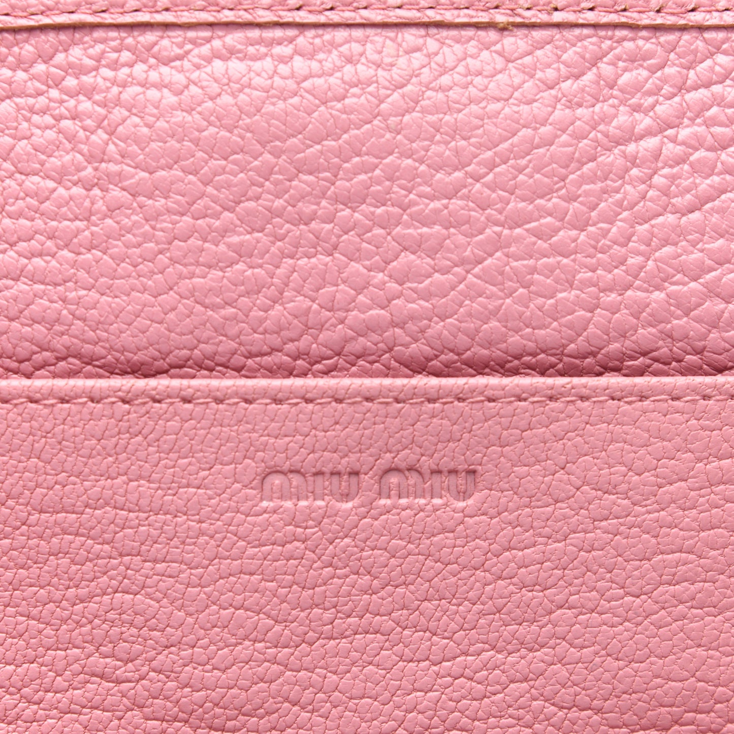 Goatskin Madras Flap Wallet Pink