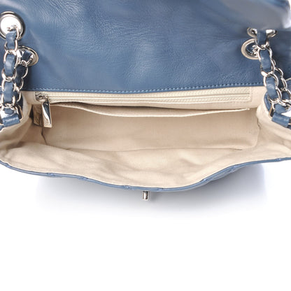 Chanel Calfskin Quilted Small Love Me Tender Flap Blue 5 of 7