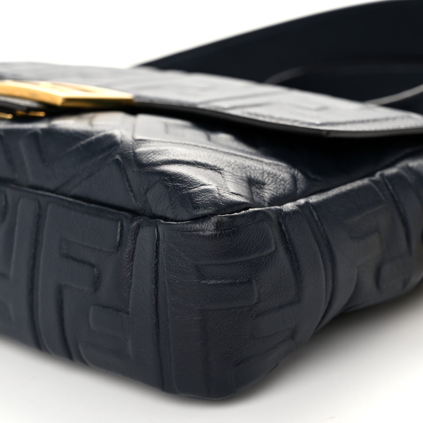 Nappa FF 1974 Embossed Baguette Midnight