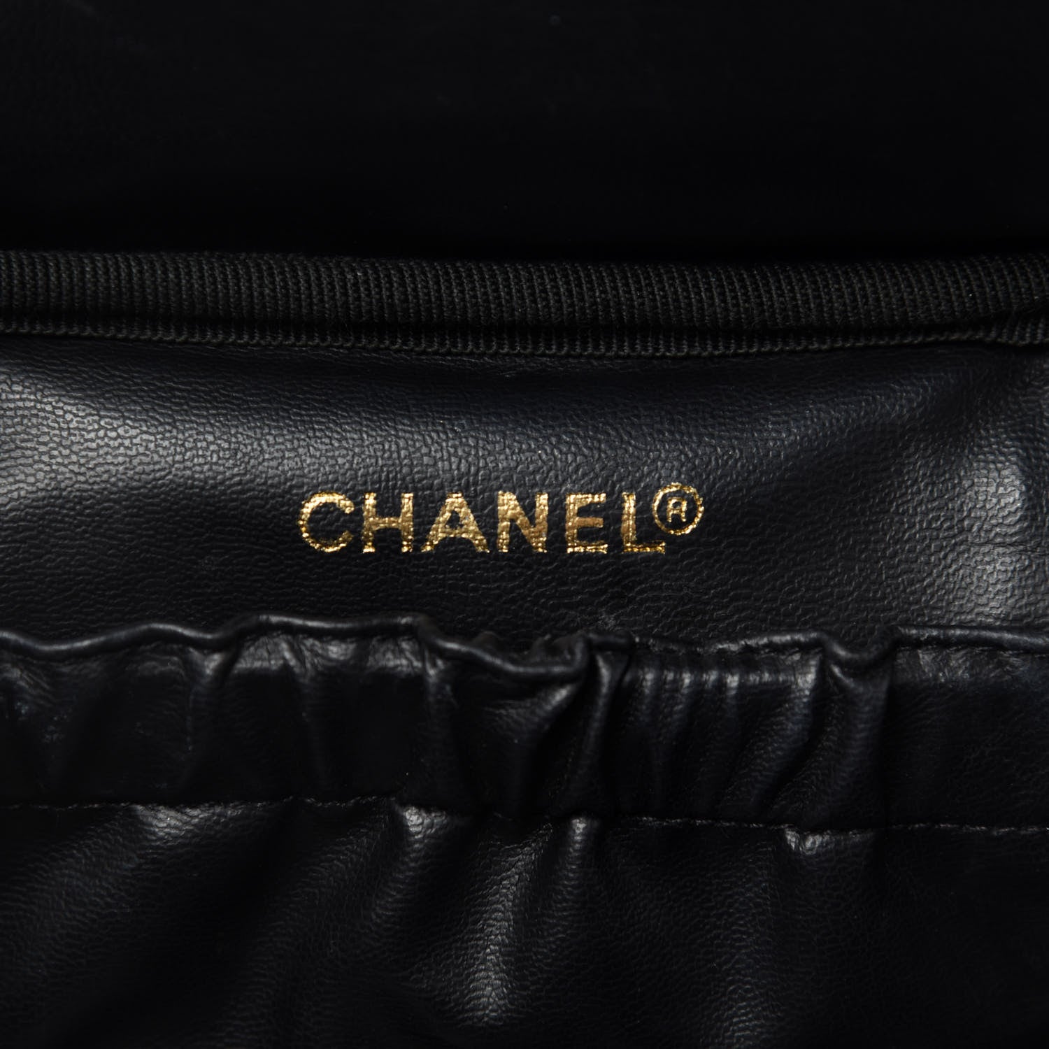 Chanel Patent Vanity Cosmetic Case Black 10 of 12