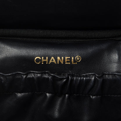 Chanel Patent Vanity Cosmetic Case Black 10 of 12