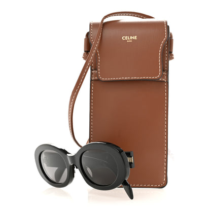 Celine Acetate Triomphe 01 Sunglasses CL 40194U Black 6 of 6