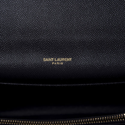 Saint Laurent Grain De Poudre Mini Uptown Crossbody Bag Black 9 of 13