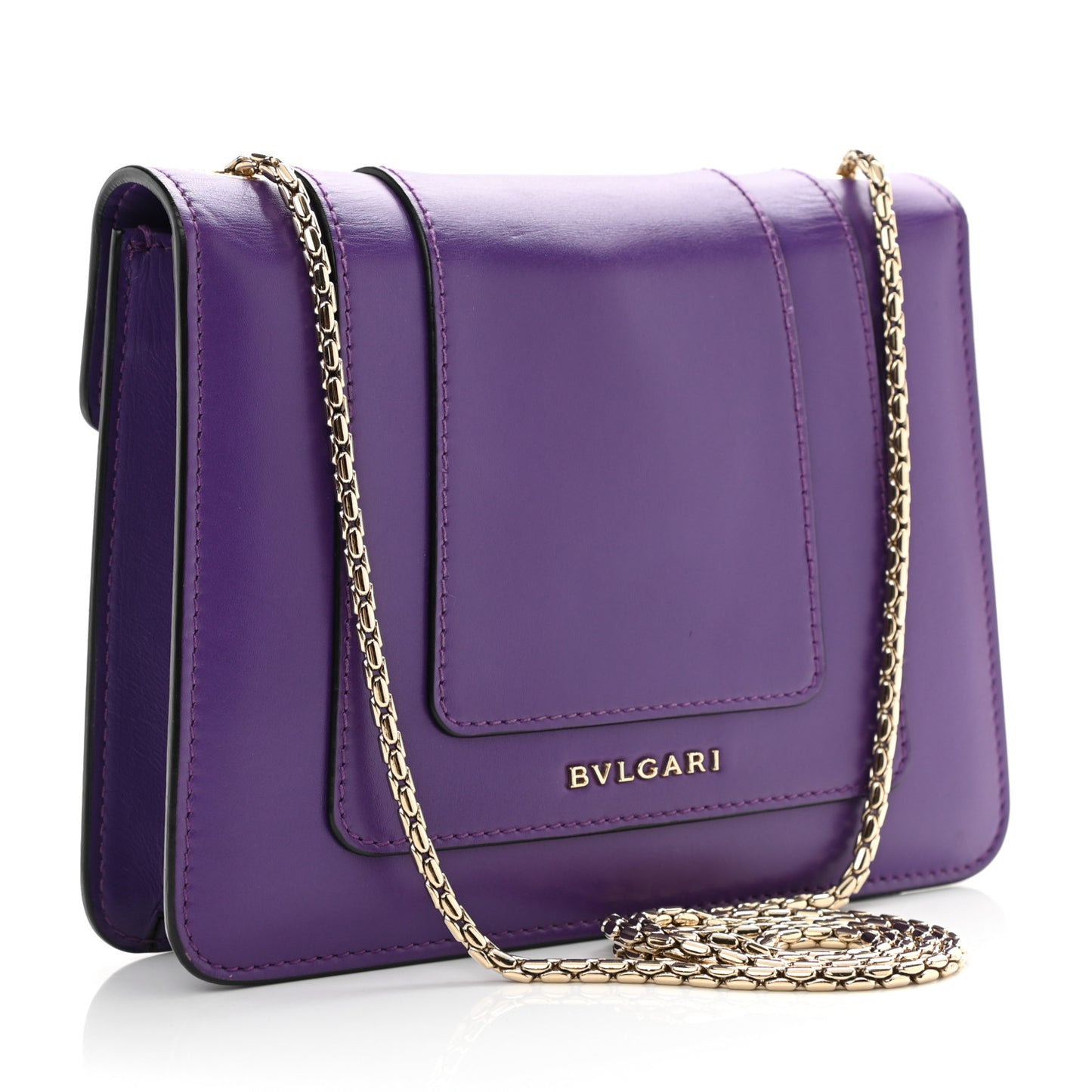 Calfskin Serpenti Forever Crossbody Bag Amethyst