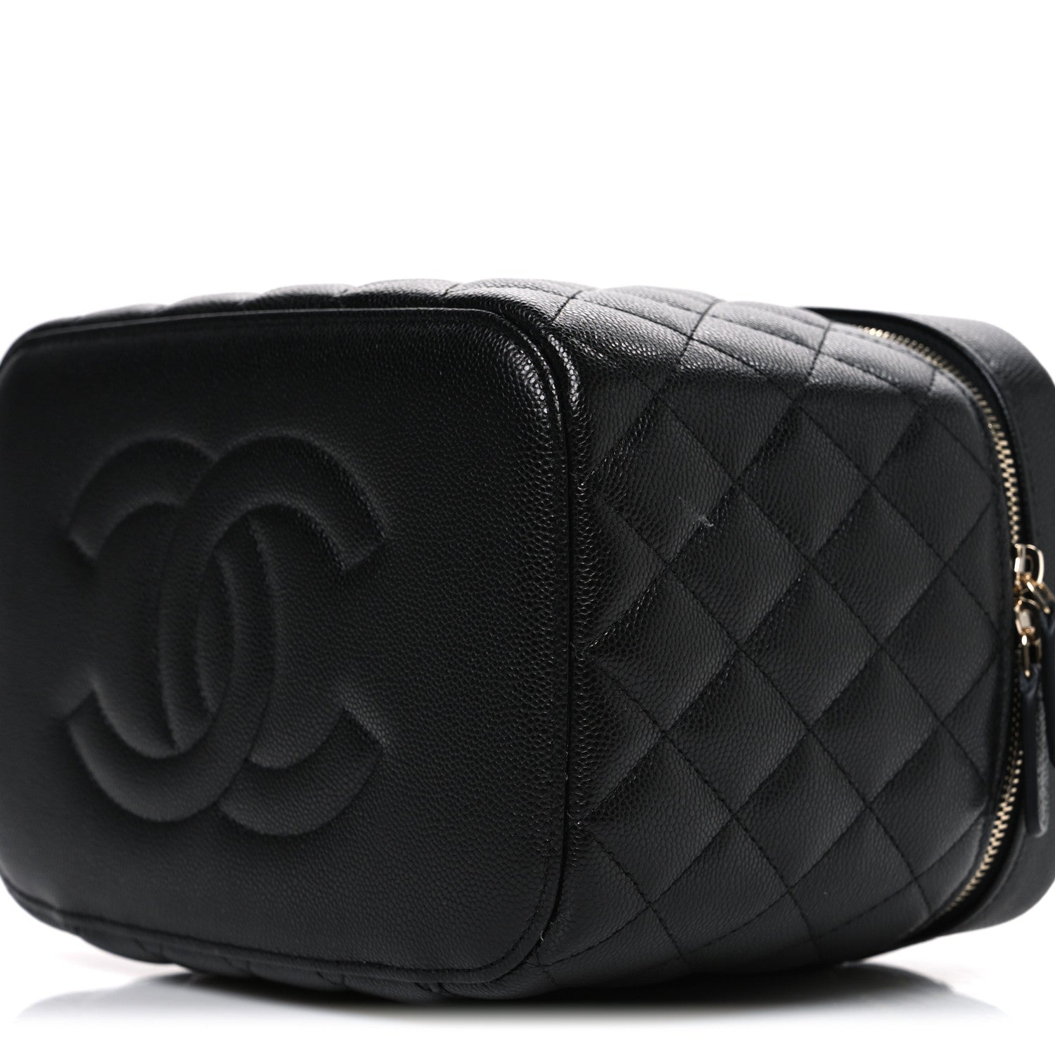 Chanel Caviar Quilted Large Vanity Pouch Black 11 of 13
