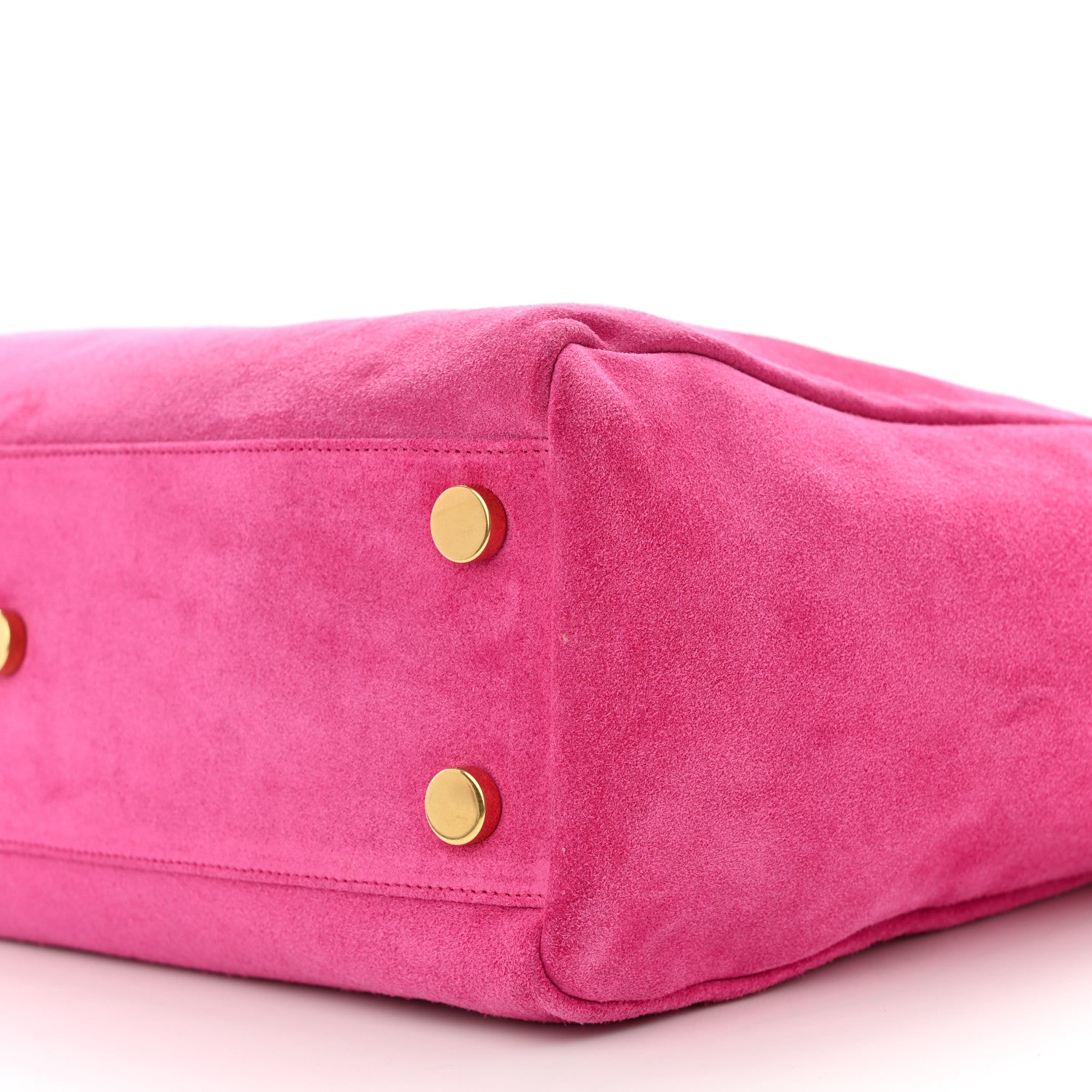 Saint Laurent Calfskin Suede Reversible East West Shopping Tote Pink 19 of 23