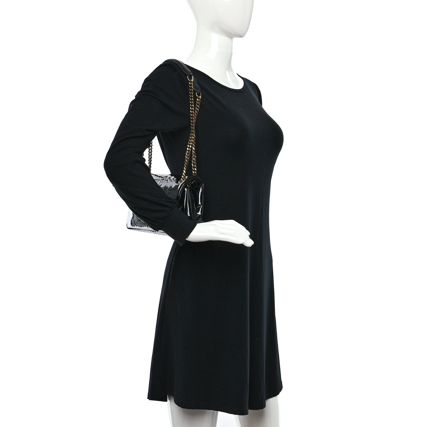 Patent Calfskin Calypso Black