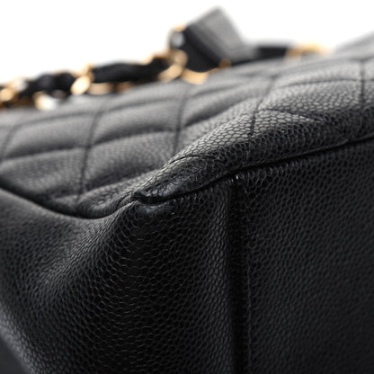 Chanel Caviar Quilted Grand Shopping Tote GST Black 18 of 28