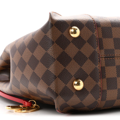 Louis Vuitton Damier Ebene Caissa Hobo Cherry 8 of 10