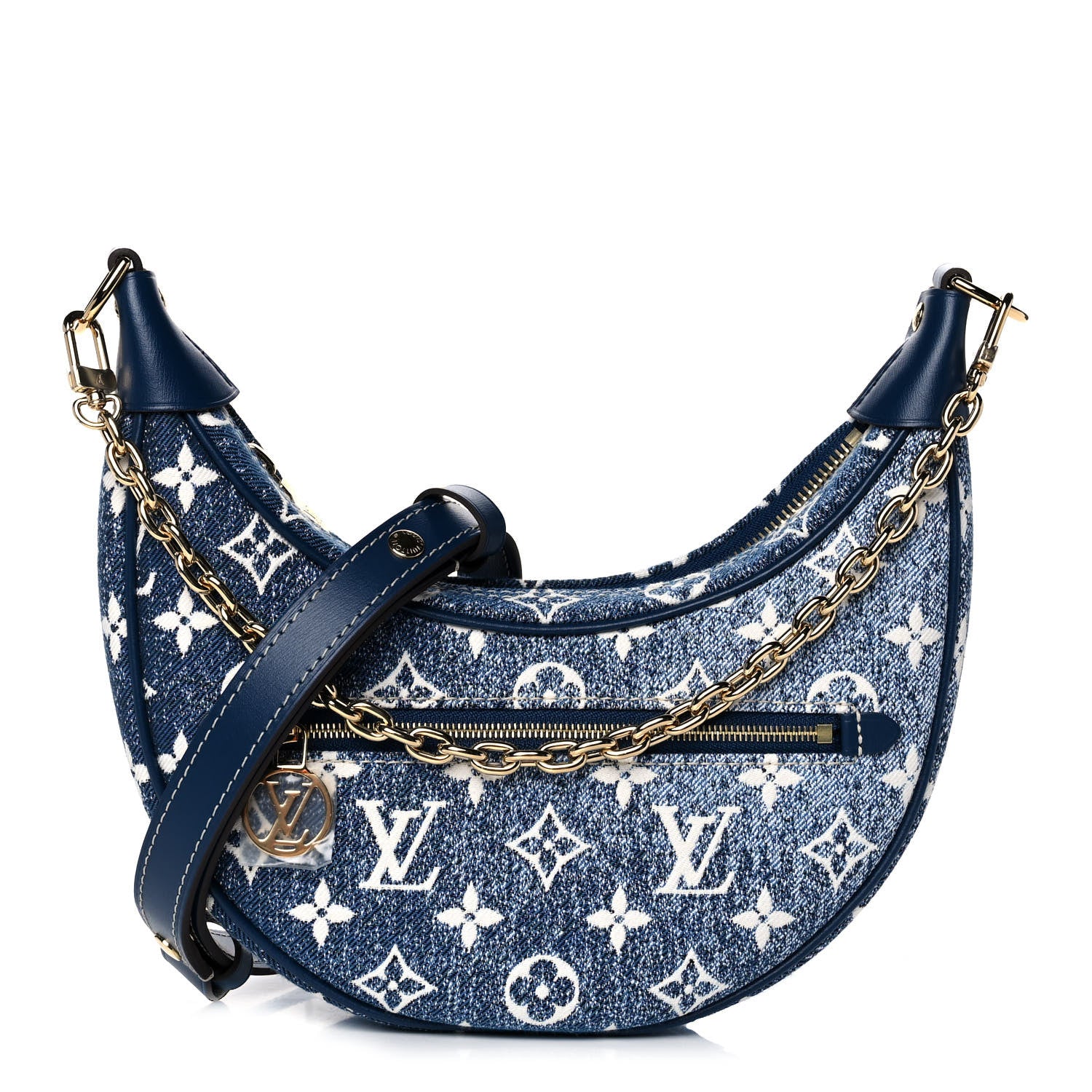 Louis Vuitton Monogram Jacquard Denim Loop Bleu 1 of 10