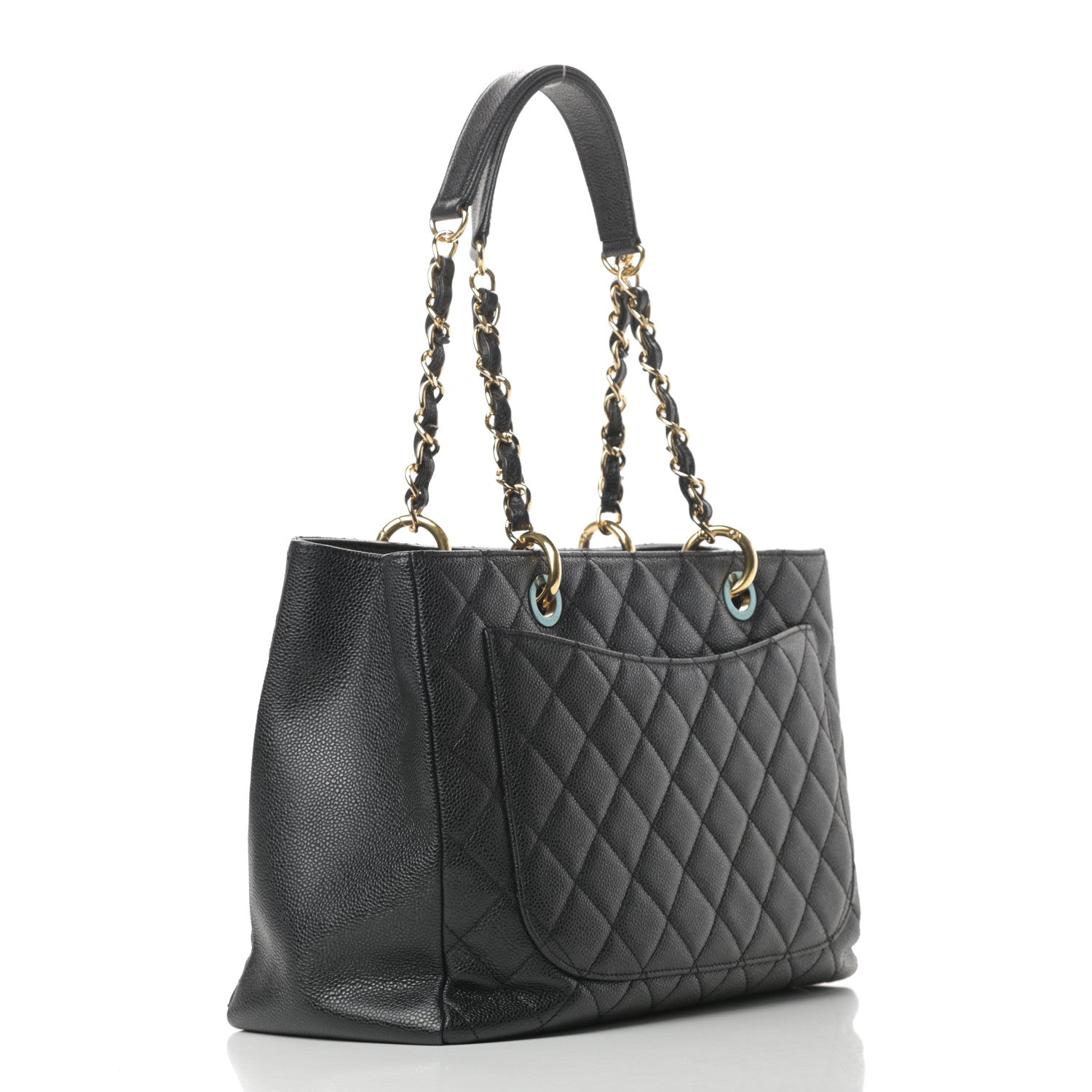 Chanel Caviar Quilted Grand Shopping Tote GST Black 3 of 11