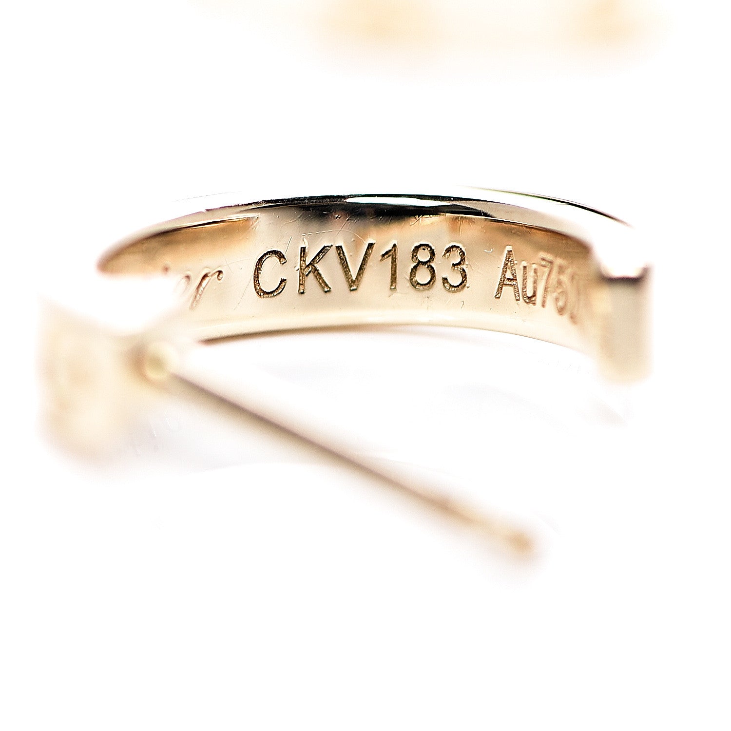 Cartier 18K Yellow Gold Small LOVE Hoop Earrings 5 of 7