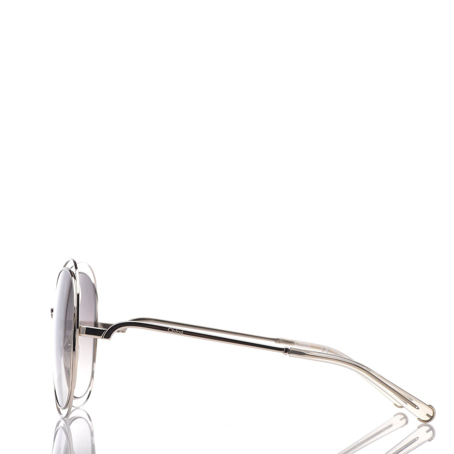 Oversize Round Carlina Sunglasses CE119S Grey