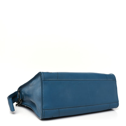 Balenciaga Veau Soyeux Perforated Blackout Hardware S City Bleu Canard 4 of 11
