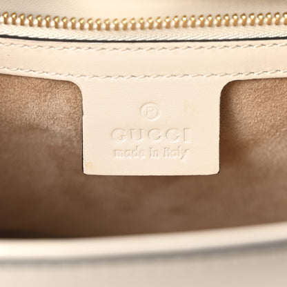 Gucci Calfskin Small Sylvie Shoulder Bag Off White 6 of 10
