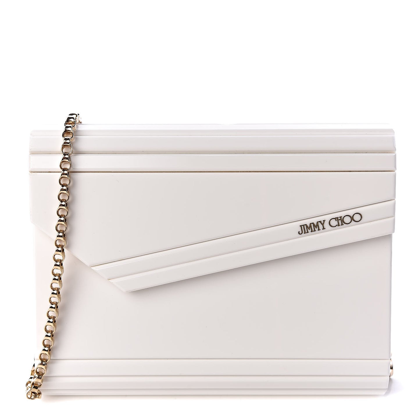 Acrylic Candy Clutch White