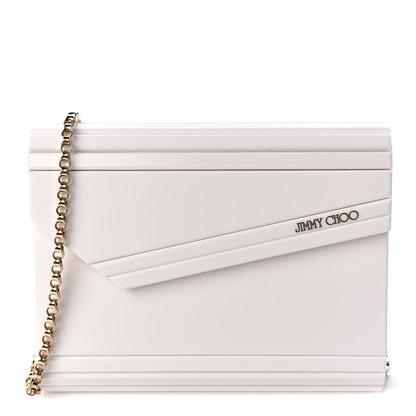 Jimmy Choo Acrylic Candy Clutch White 1 of 10