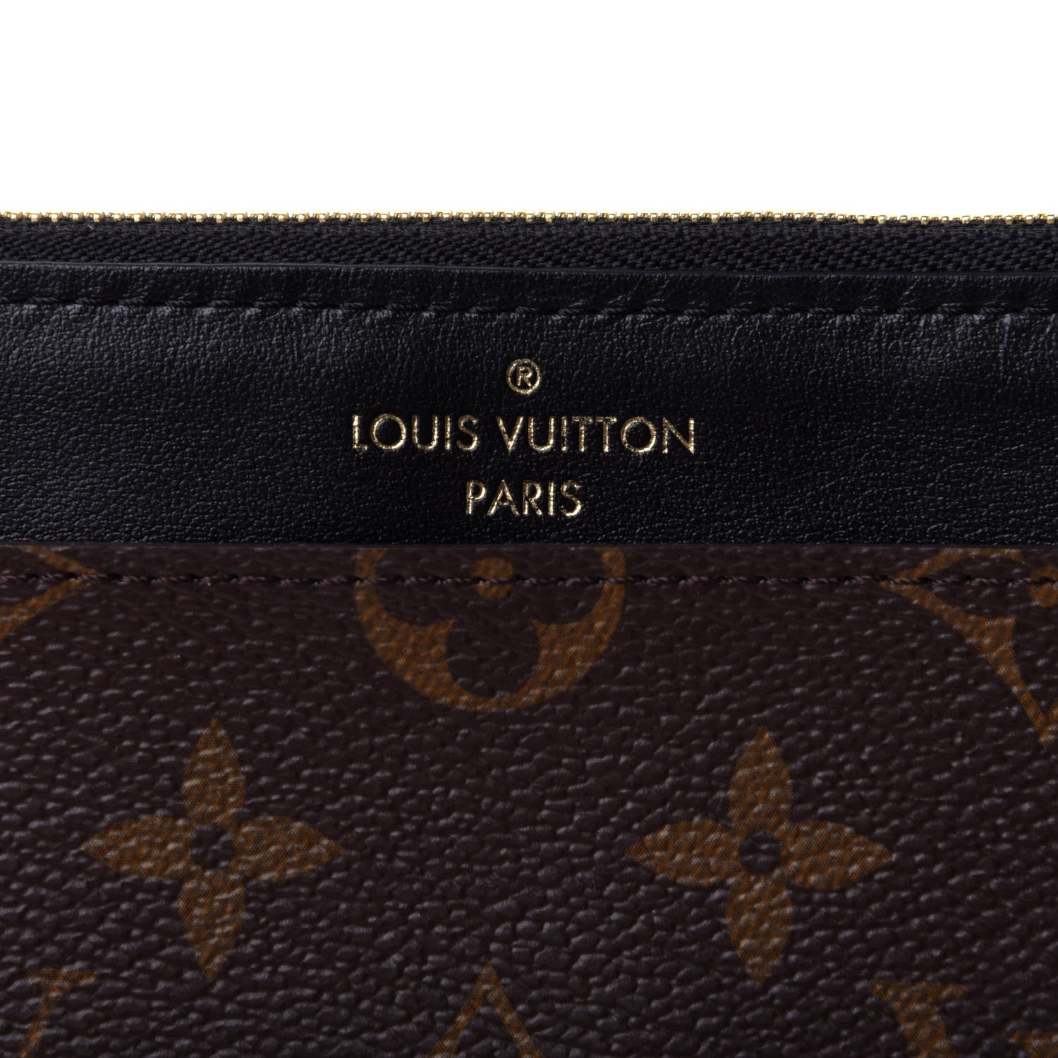 Louis Vuitton Monogram Slim Purse Black 4 of 4