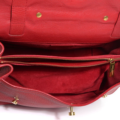 Saint Laurent Calfskin Medium Muse Two Red 5 of 7