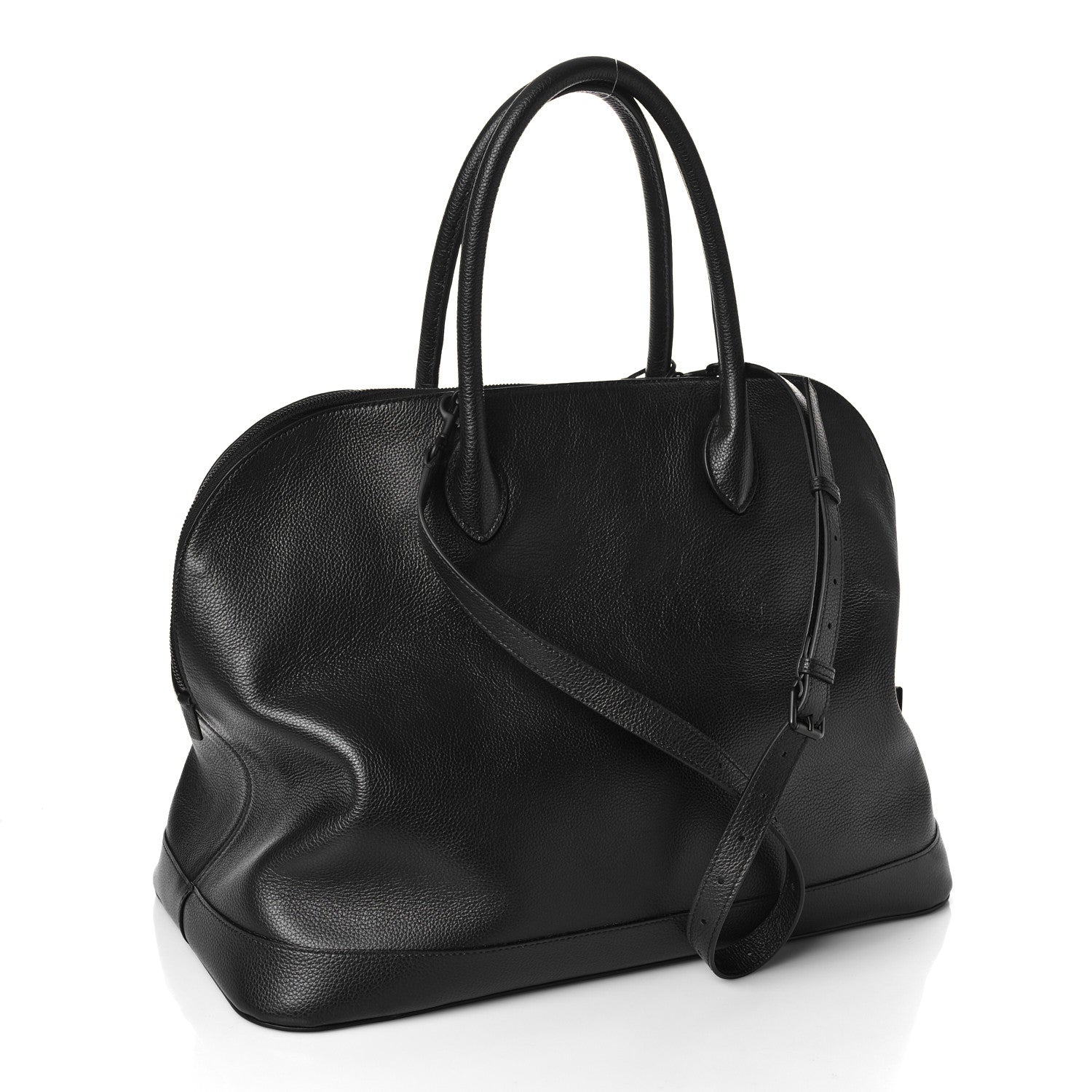 Balenciaga Calfskin LED Logo Large Projector Top Handle Black 2 of 13