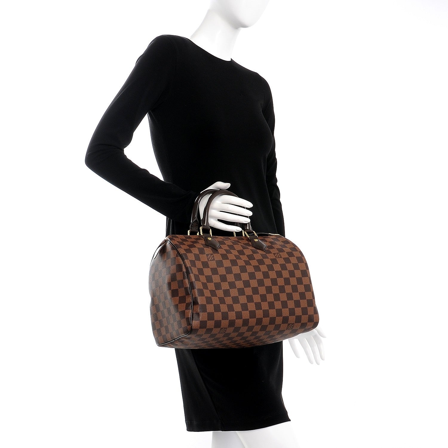 Louis Vuitton Damier Ebene Speedy 30 2 of 7