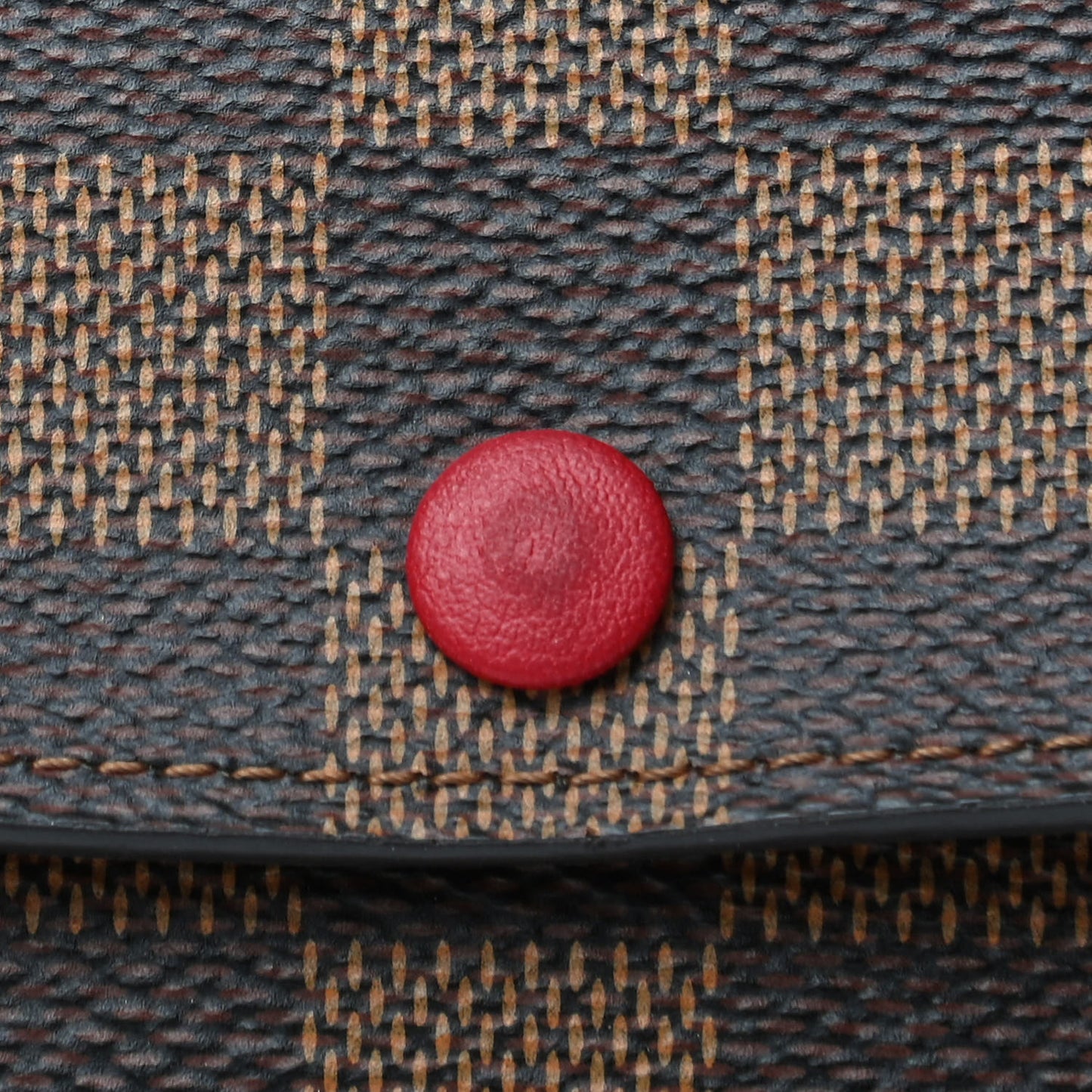 Damier Ebene Emilie Wallet Red