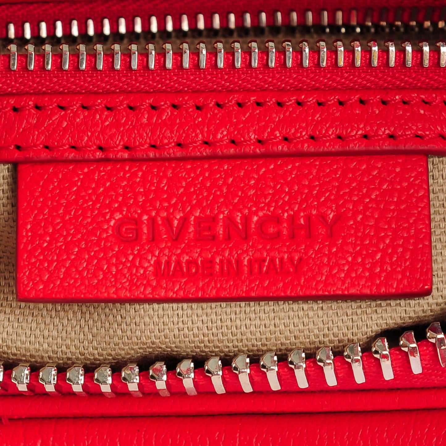 Sugar Goatskin Mini Antigona Red
