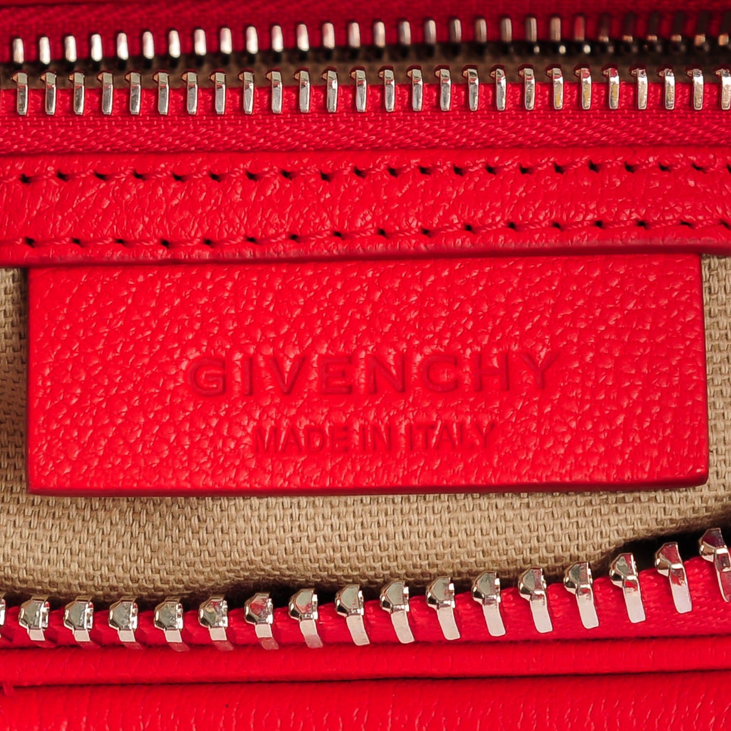Givenchy Sugar Goatskin Mini Antigona Red 6 of 7