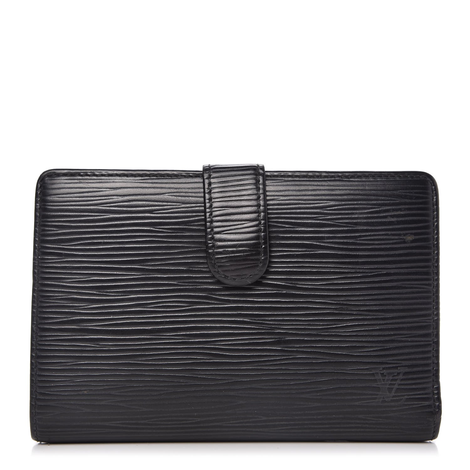 Louis Vuitton Epi French Purse Wallet Black 1 of 11