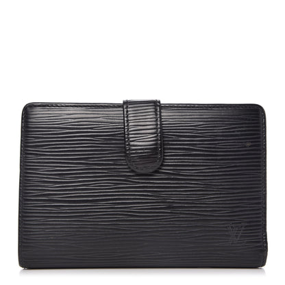 Louis Vuitton Epi French Purse Wallet Black 1 of 11