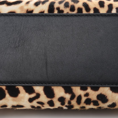 Gucci Calf Hair Bamboo Web Leopard Print Mini Nymphaea Top Handle Bag 11 of 16