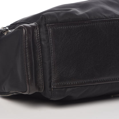 Prada Tessuto Nylon Vitello Shoulder Bag Black 8 of 9