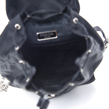 Prada Nylon Vela Mini Crossbody Backpack Black 5 of 9