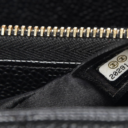 Chanel Caviar Quilted Grand Shopping Tote GST Black 7 of 7