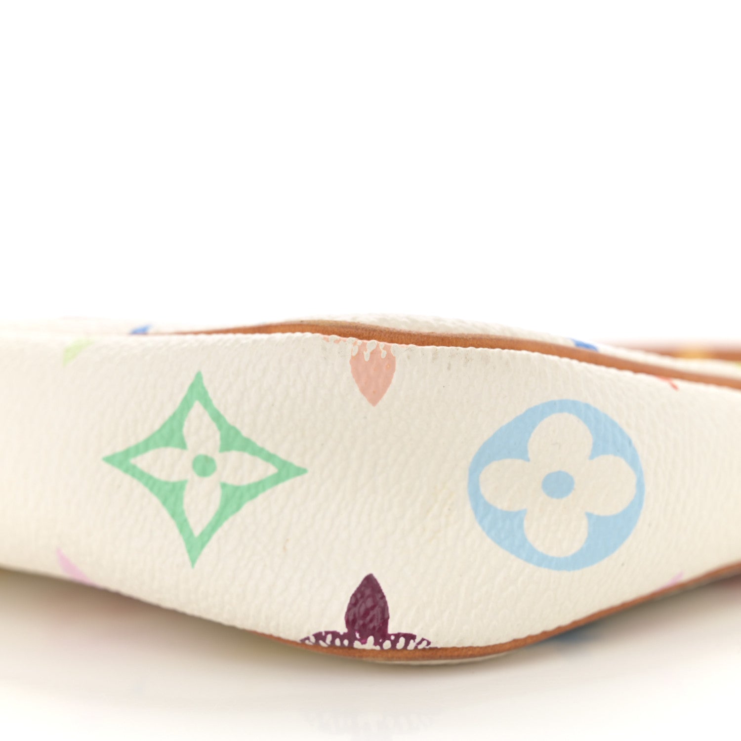 Louis Vuitton Monogram Multicolor Pochette Accessories White 9 of 10