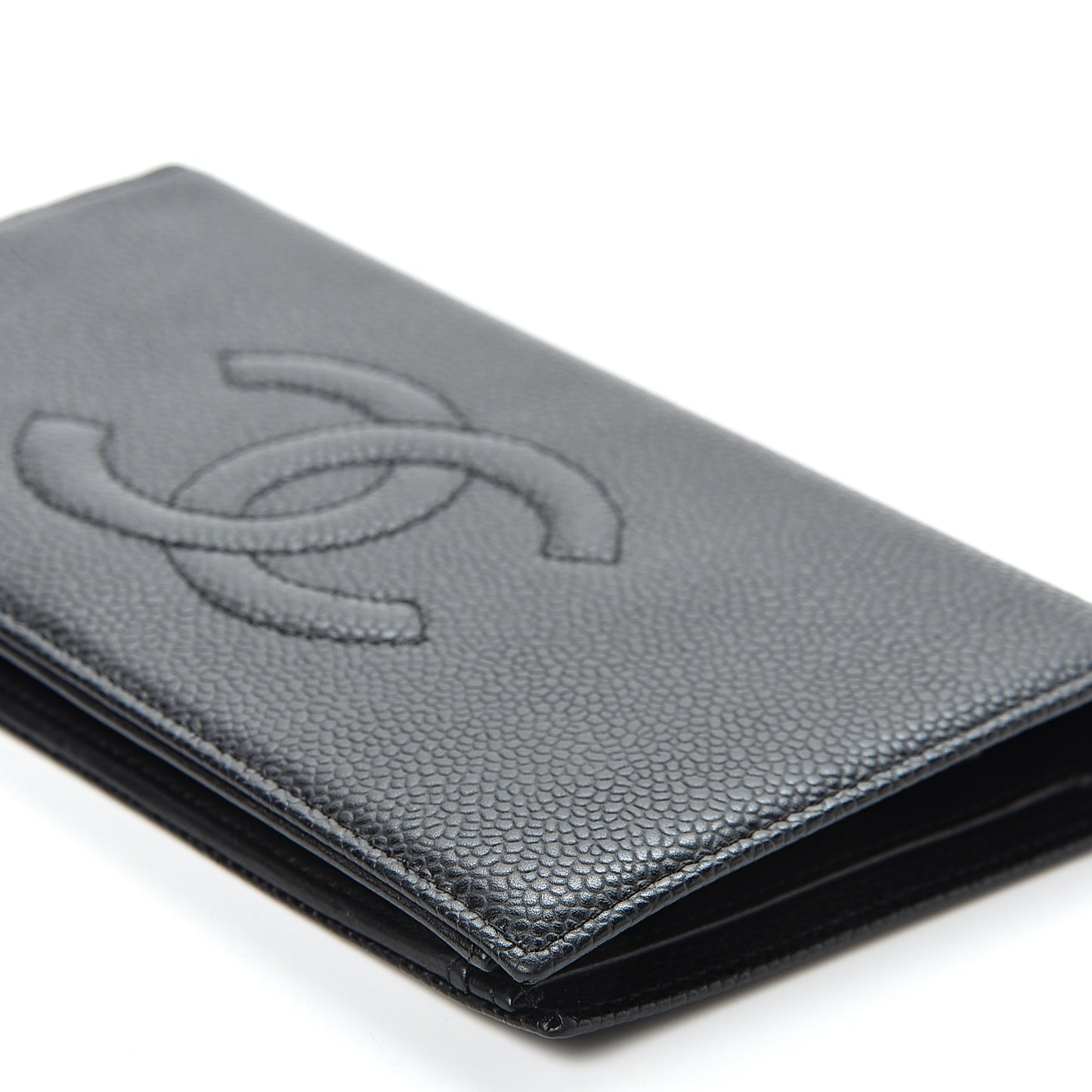 Caviar Timeless CC Yen Wallet Black