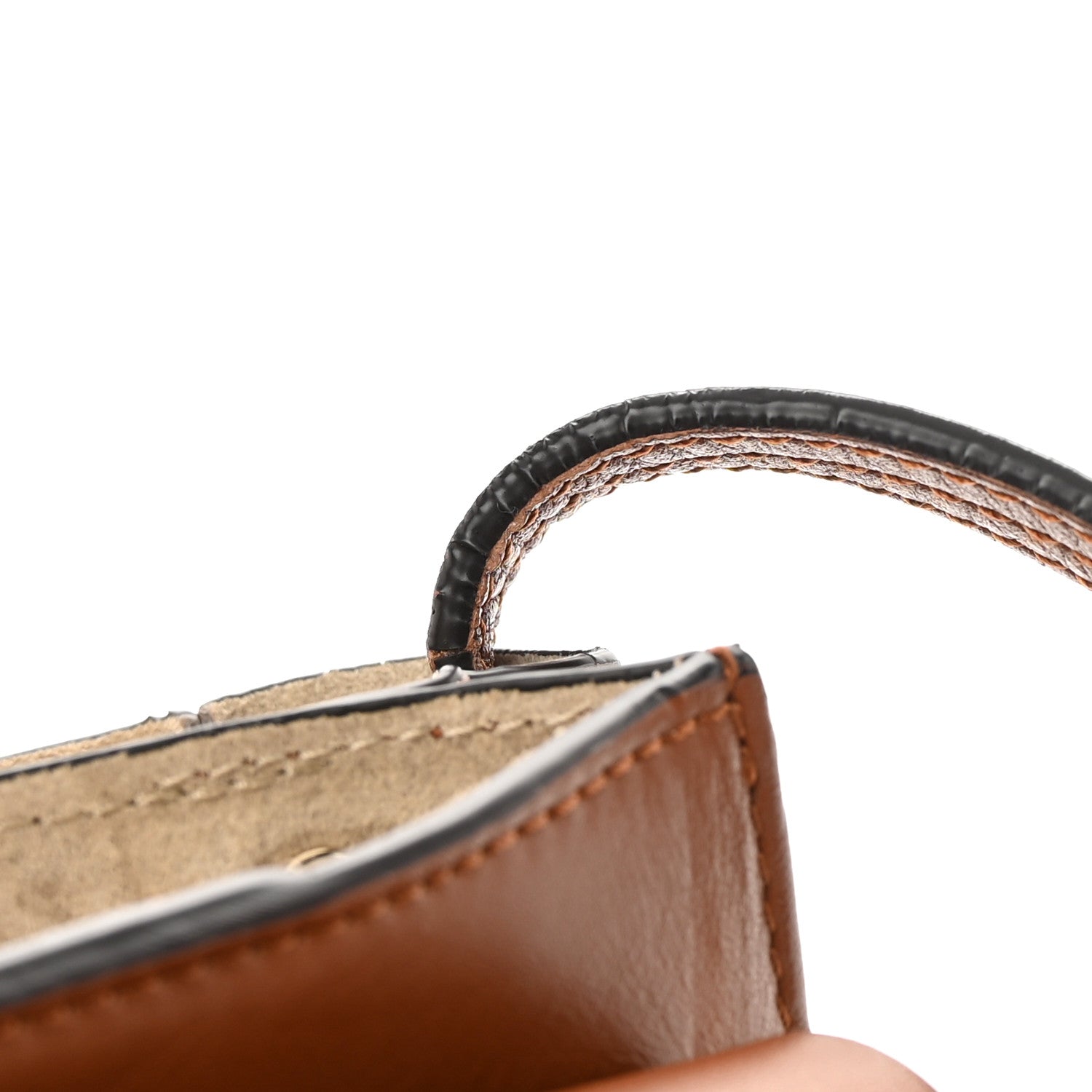 Chloe Suede Calfskin Small Faye Shoulder Bag Tobacco 13 of 18