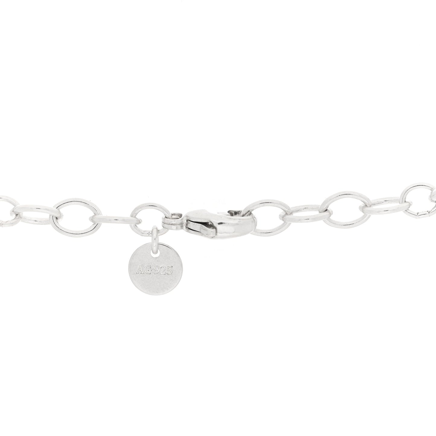 Sterling Silver Wide Infinity Endless Necklace